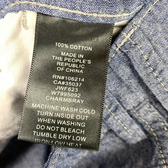 Joe's Jeans Women's Size 27 Mid Rise Wide Flare Leg Jeans Blue Chambray *READ - Picture 8 of 9